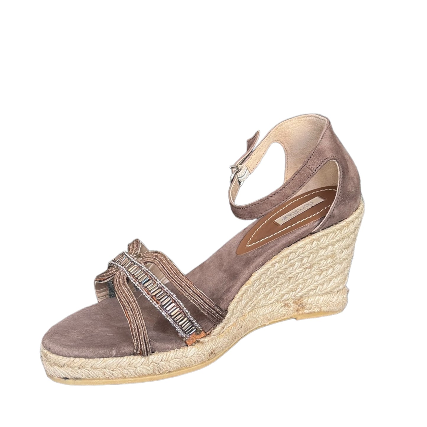 Zeppa espadrillas Coral blue
