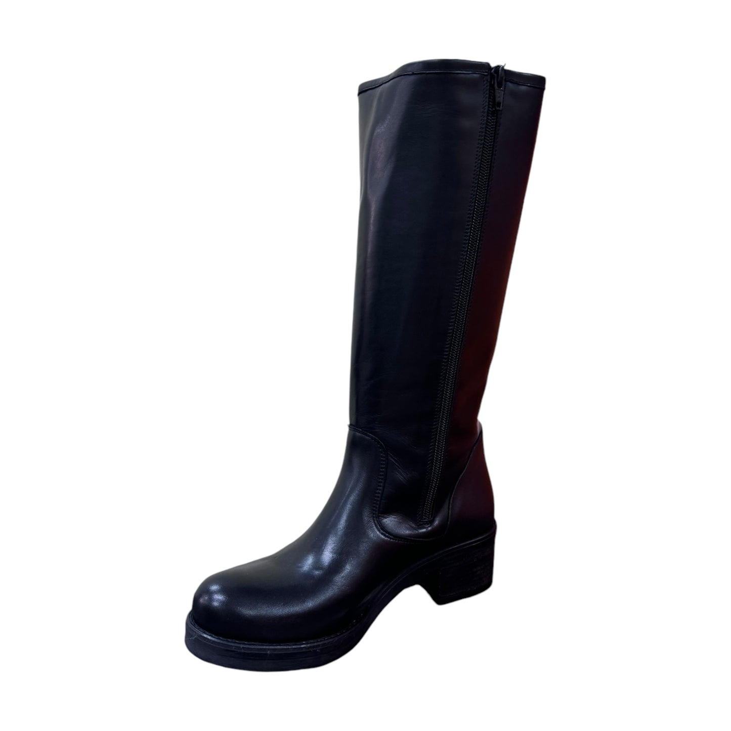 Stivale Galieti alto in pelle