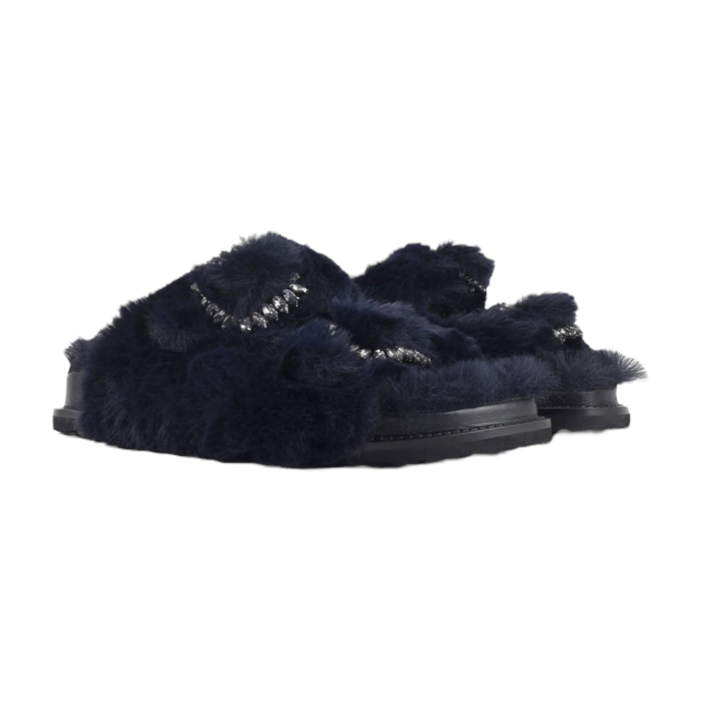 Ciabatta teddy Coral blue