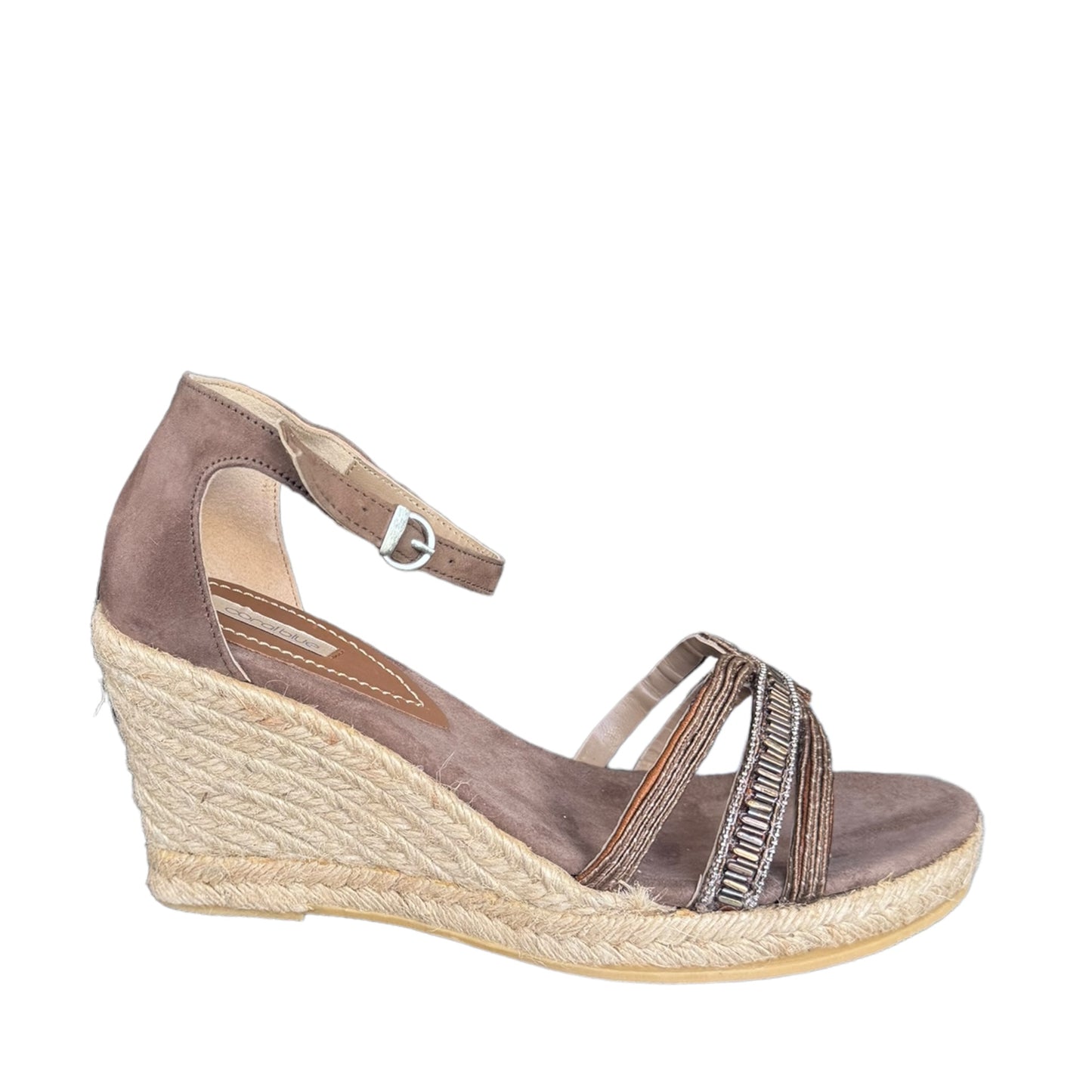 Zeppa espadrillas Coral blue