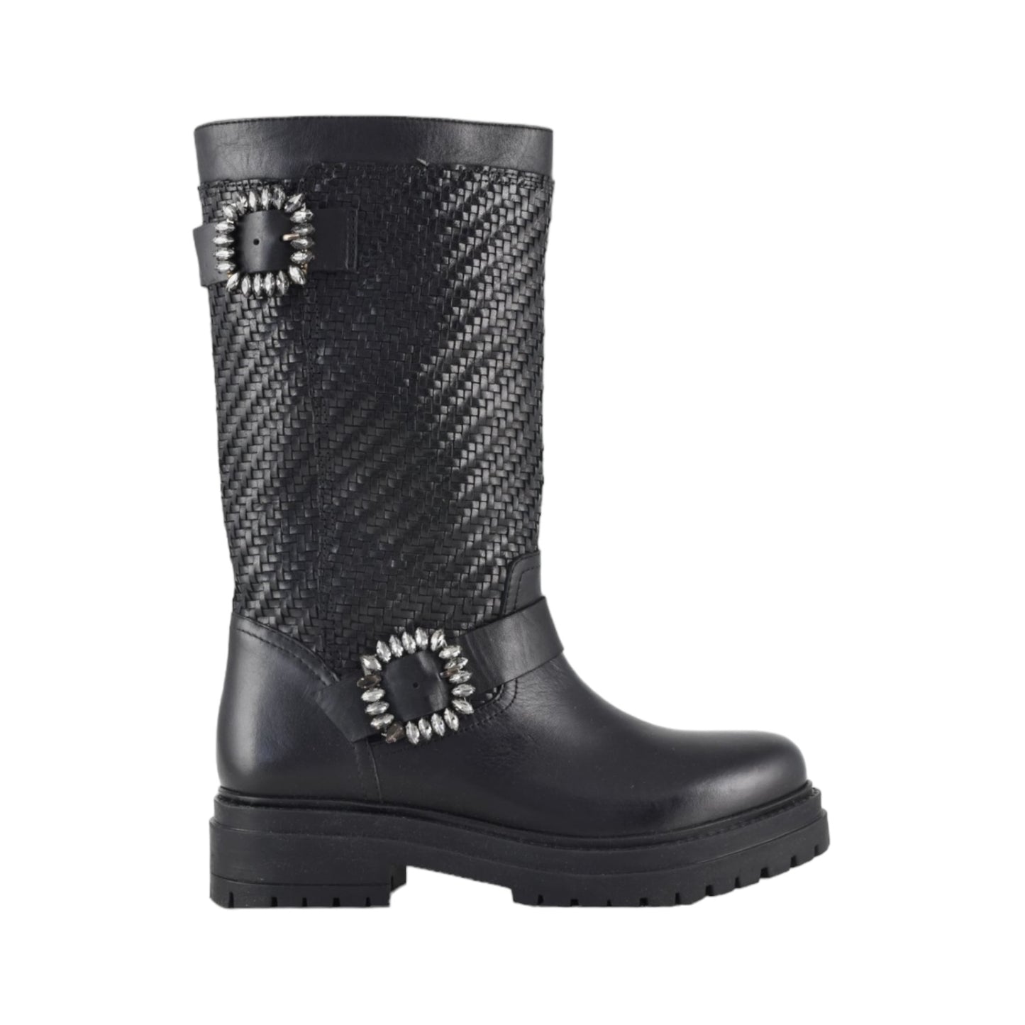 Biker boot alto Coral Blue