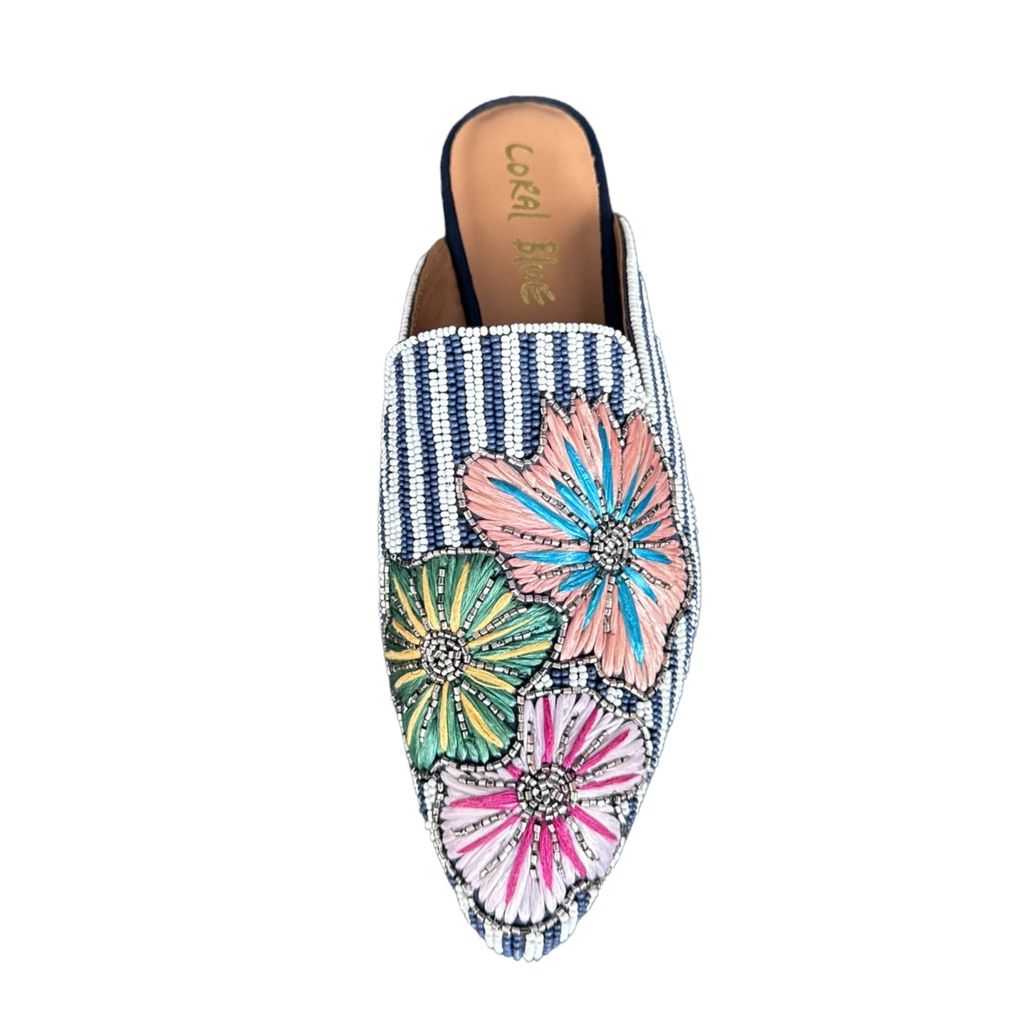 Sabot fiori Coral Blue