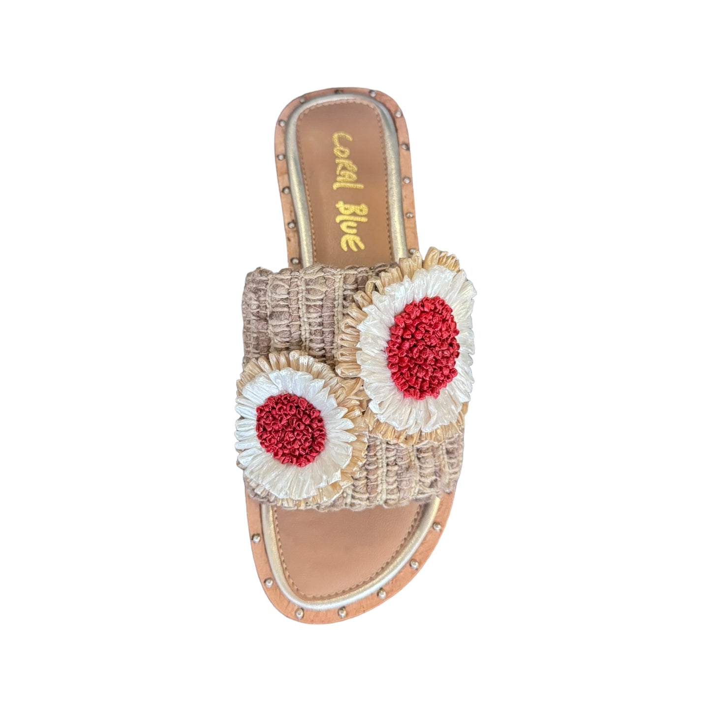 Ciabatta girasole Coral Blue