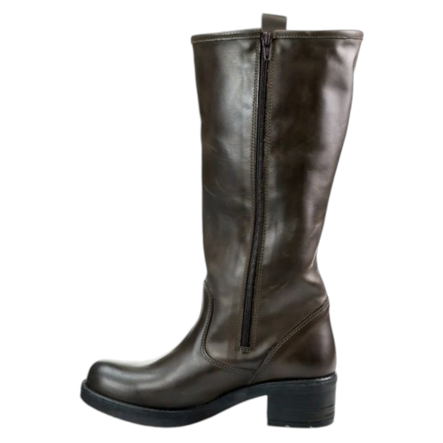Stivale Galieti alto in pelle
