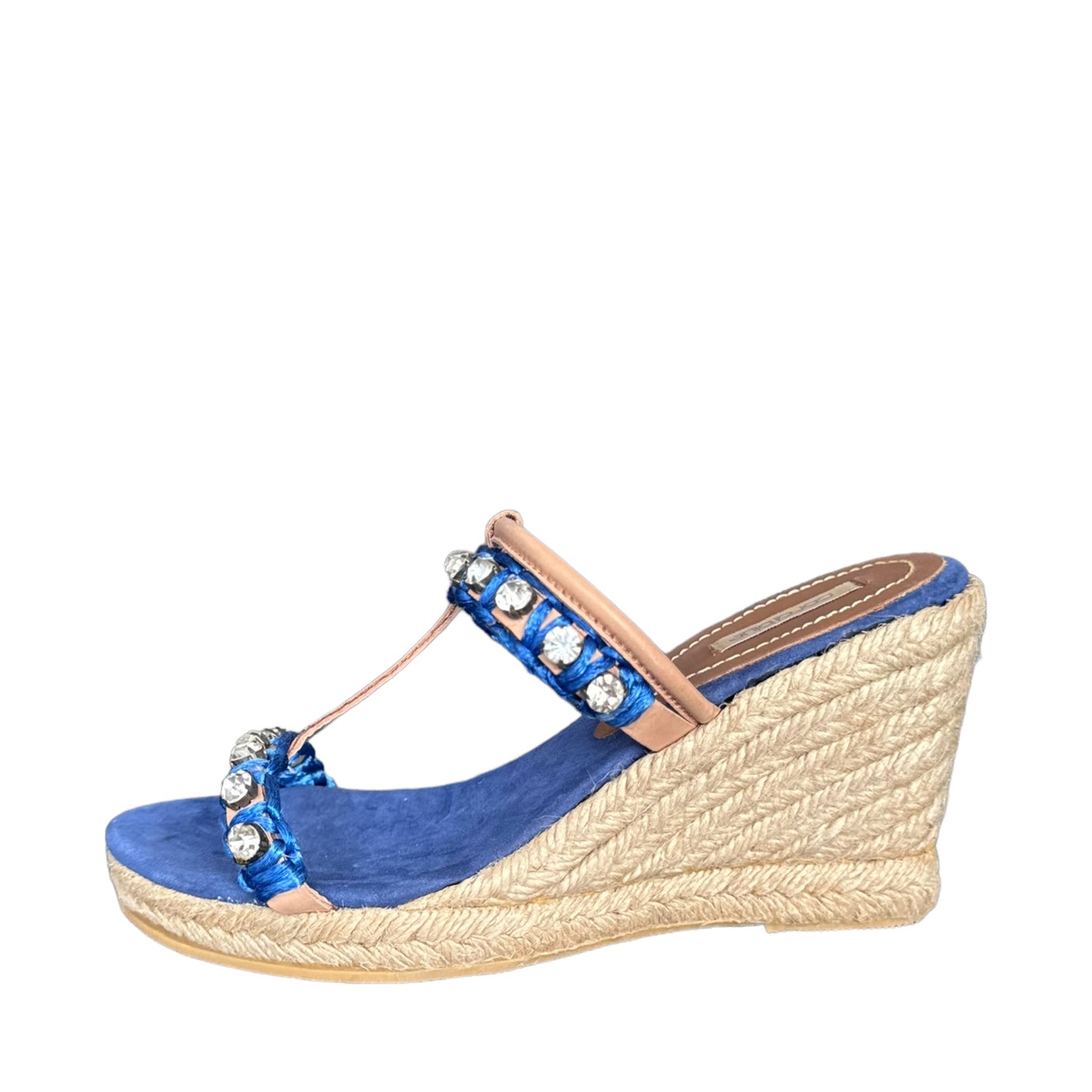 Zeppa espadrillas Coral blue