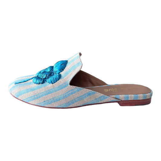 Sabot fiore B Coral blue