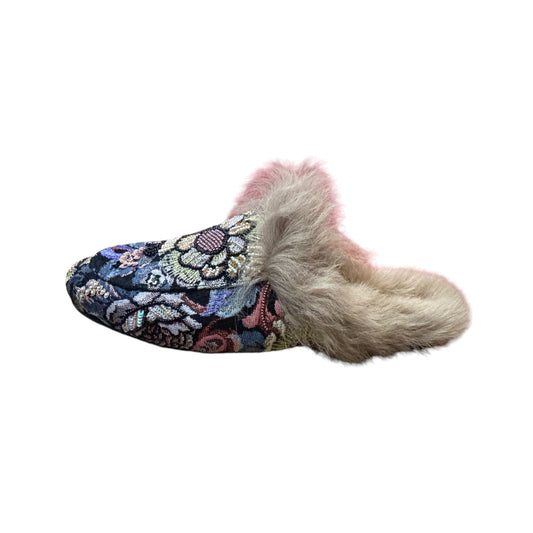 Sabot pell Coral blue