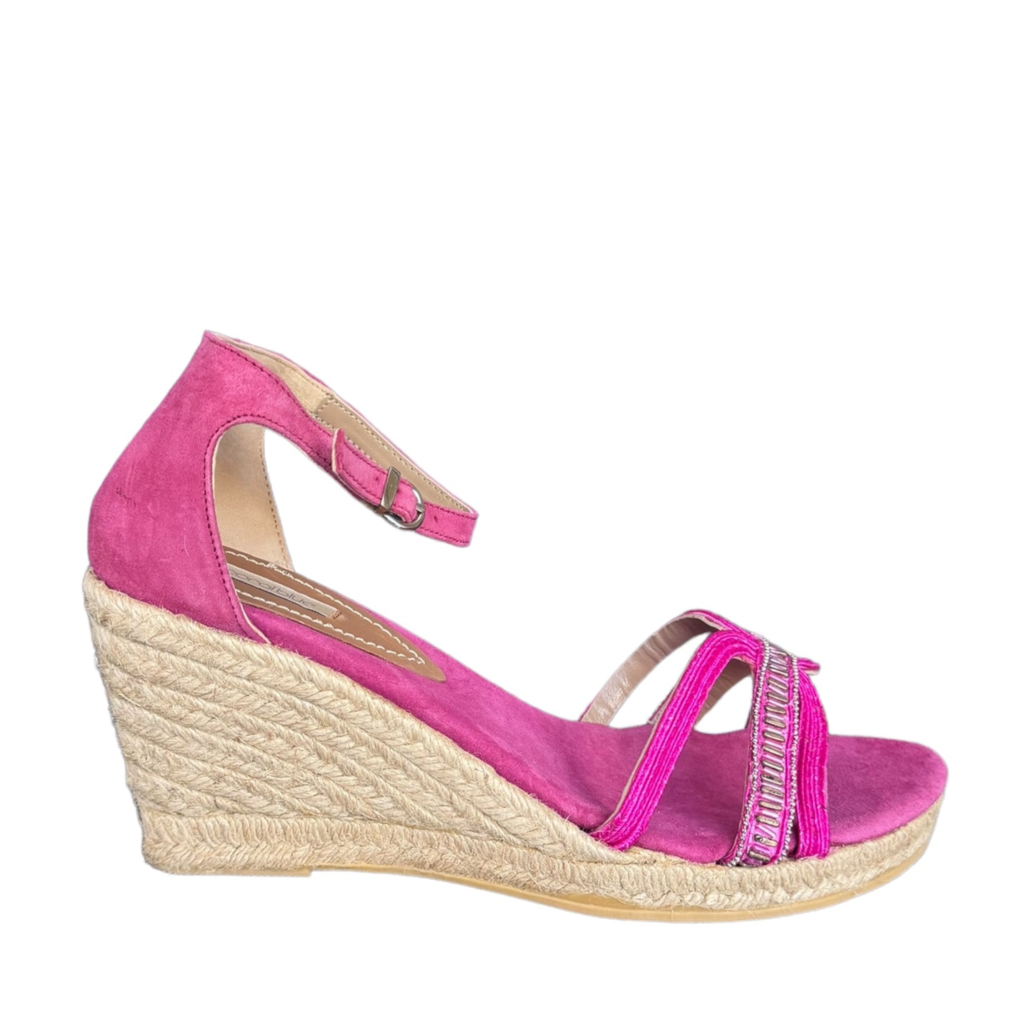 Zeppa espadrillas Coral blue