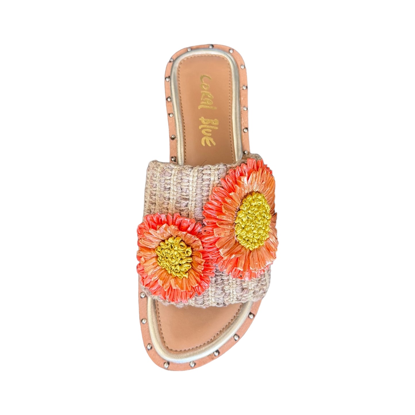 Ciabatta girasole Coral Blue
