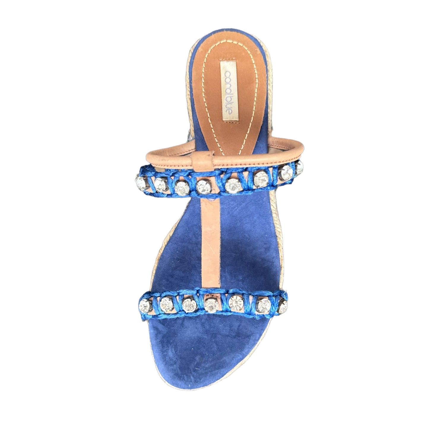 Zeppa espadrillas Coral blue