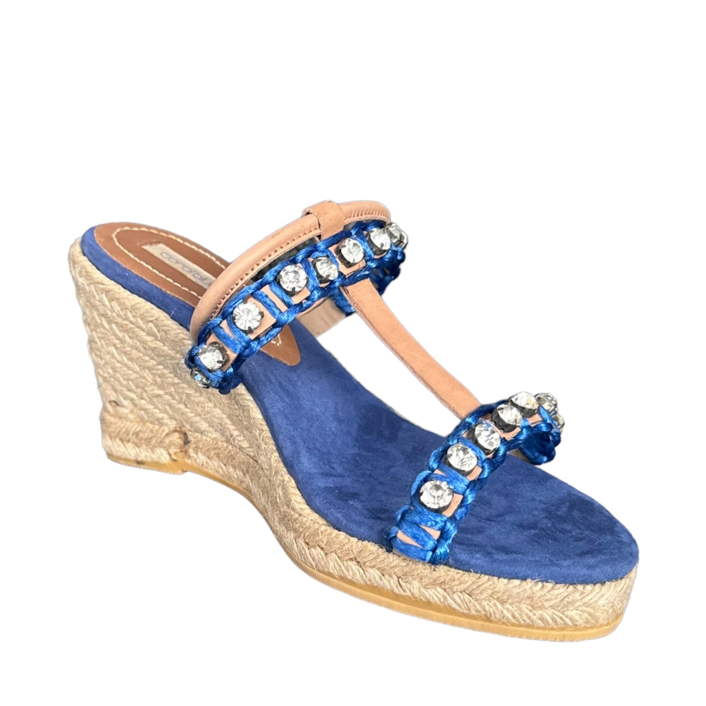 Zeppa espadrillas Coral blue