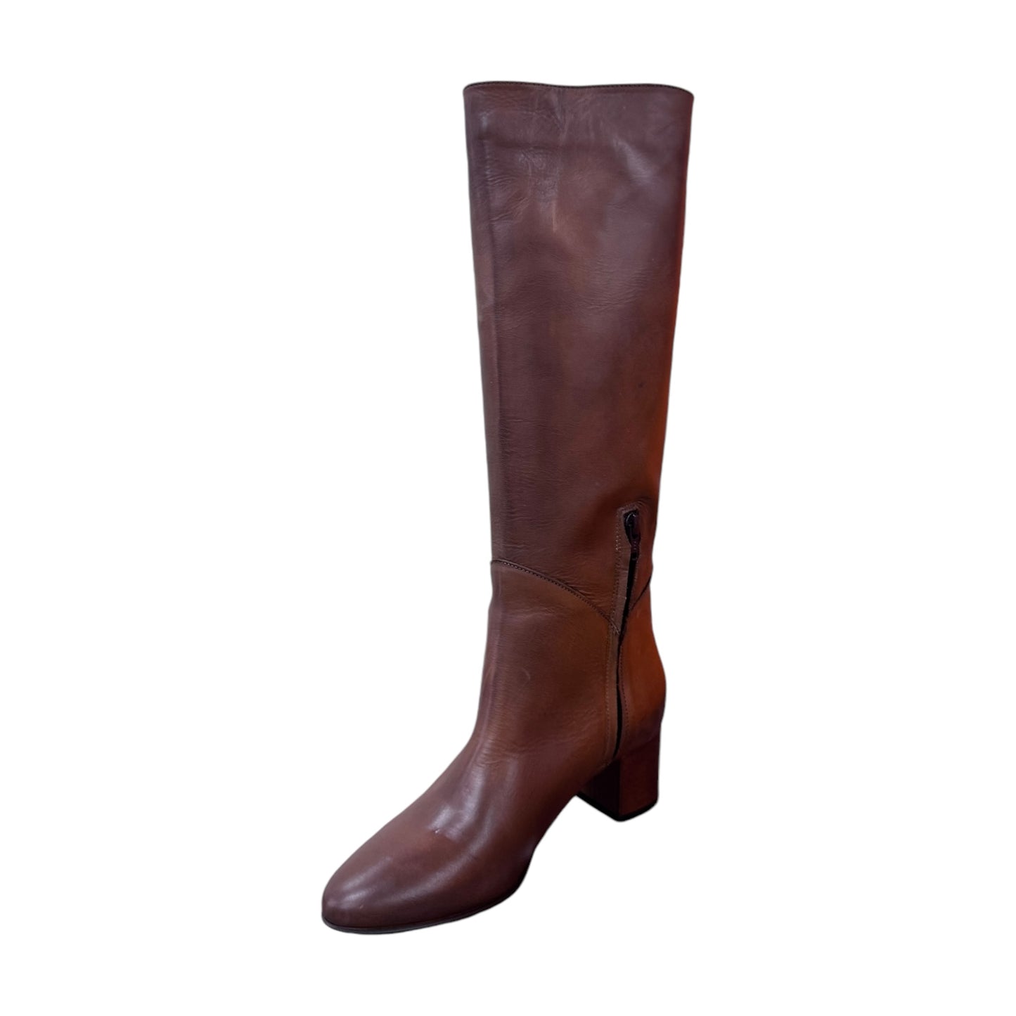 Stivale Galieti alto in pelle