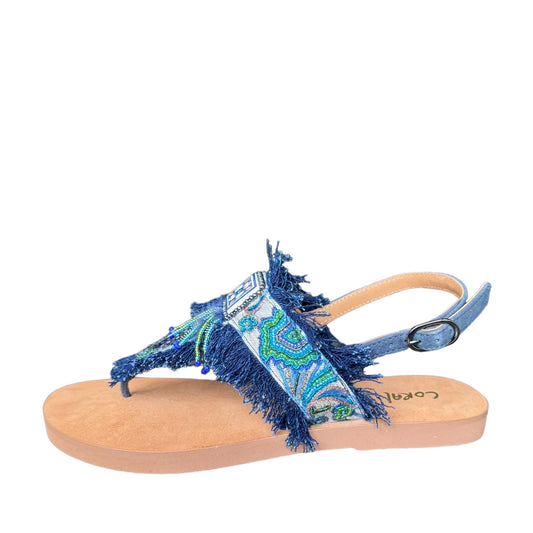 Sandalo Infradito Coral Blue