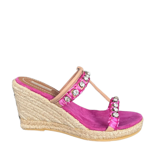 Zeppa espadrillas Coral blue