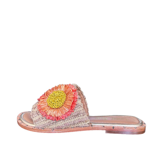 Ciabatta girasole Coral Blue
