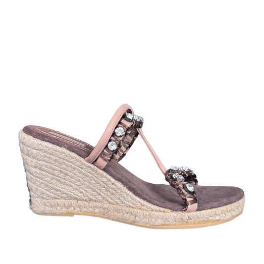 Zeppa espadrillas Coral blue