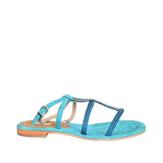 Sandalo basso Coral blue